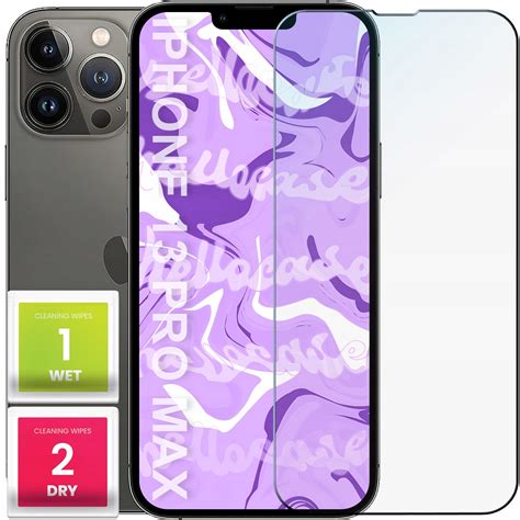 Szkło Hartowane do Iphone 13 Pro Max szybka 9H płaskie 2 5D ochronne