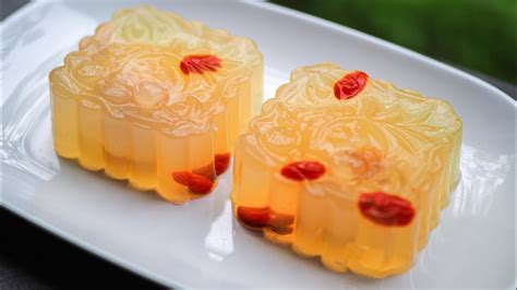 Jelly Mooncake Chrysanthemum Lychee Jelly 荔枝菊花燕菜月饼 Youtube