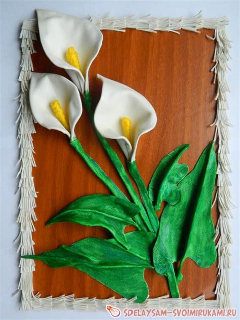 Картина из кожзаменителя | Сделай сам своими руками