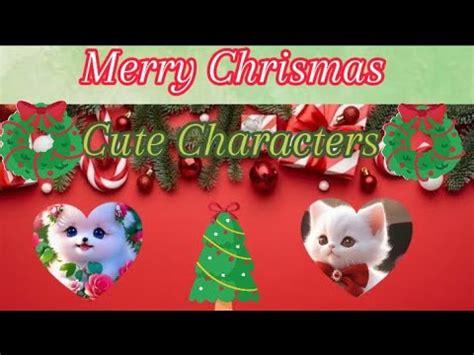 Merry Chrismas Ai Cute Characters Ai Generated Disneybyareesha Youtube