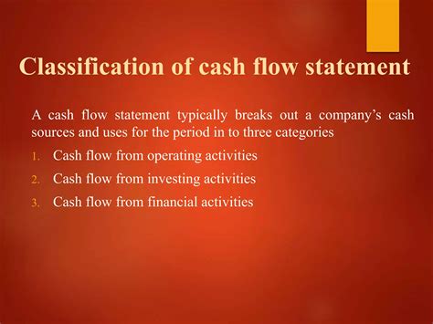 Cash Flow Statement Ppt