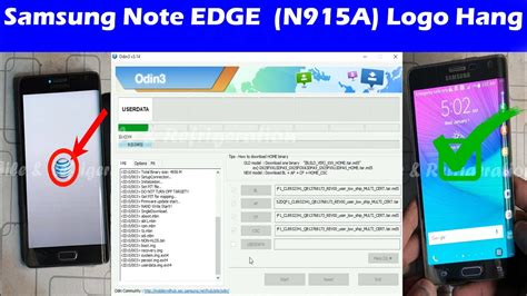 Samsung Note EDGE N915A Boot Loop Restarting Hang On Logo Fix