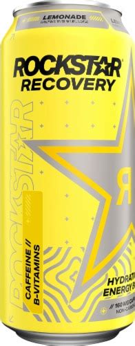 Rockstar® Recovery Lemonade Energy Drink Can, 16 fl oz - QFC