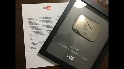 Unboxing The Silver Play Button Youtube