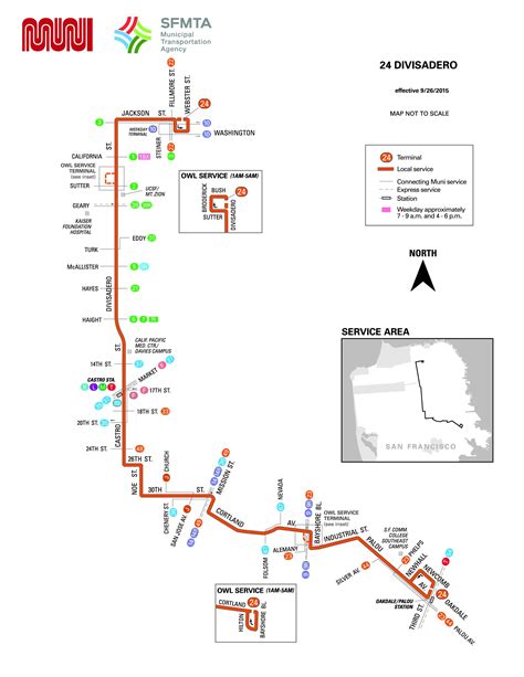 24 Divisadero Bus Schedule Sf Muni Sf Bay Transit