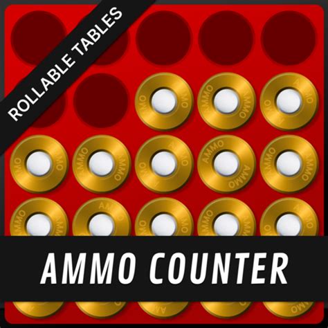 Ammo Counter Rollable Tables Roll20 Marketplace Digital Goods For Online Tabletop Gaming