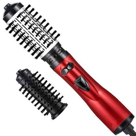 Rotating Hair Dryer Brush Electric Blow Drier Comb Hot Air Straightener Curler Iron One Step