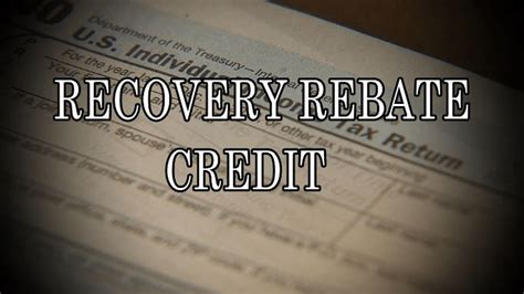 Irs File Recovery Rebate Recovery Rebate