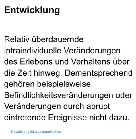 Entwicklungspsychologie 1 Woche Flashcards Quizlet