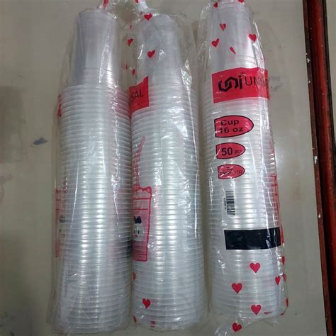 Jual Gelas Cup Plastik Datar Oz Isi Shopee Indonesia