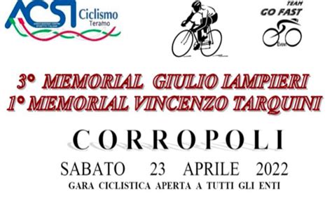 Corropoli Memorial Giulio Iampieri Vincenzo Tarquini Tg Roseto