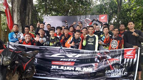 Honda Community JELAJAH ALAM BERSAMA KOMUNITAS HONDA CRF 150L