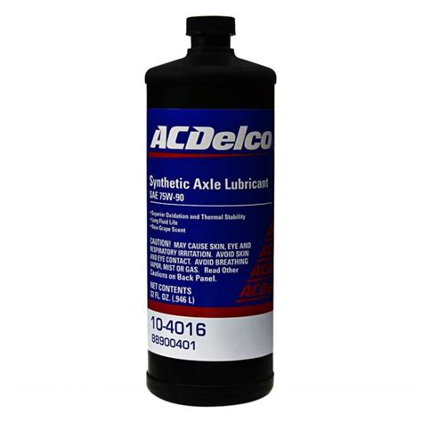 Acdelco Gm Original Equipment Sae W Synthetic Api Gl