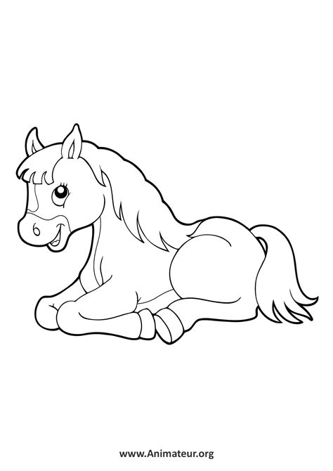 Coloriages De Chevaux Imprimer Gratuitement