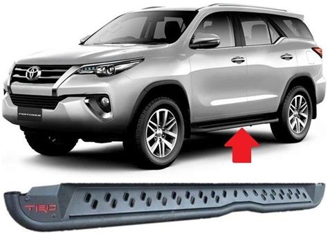 Toyota Fortuner 2016 2018 Barras De Paso Lateral De Acero TRD Estilo