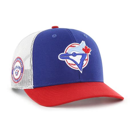 Toronto Blue Jays Cooperstown Mlb Side Note Trucker Hat