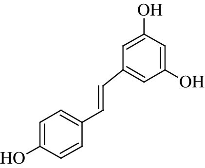 Chemical structure of resveratrol. | Download Scientific Diagram