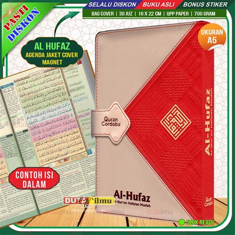 Jual Al Hufaz Alquran Hafalan Mudah Terjemah Tajwid Warna Jaket Agenda