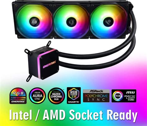 Enermax Liqmax Iii Addressable Rgb Aio Cpu Liquid Cooler Mm