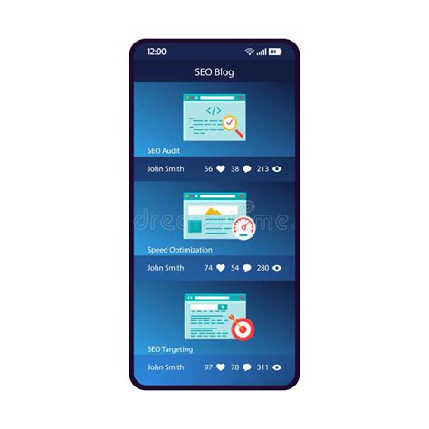 Modèle Vectoriel De L interface Smartphone De L écran De Connexion