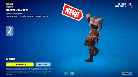 JUBI SLIDE NUEVO EMOTE DE FORTNITE YouTube