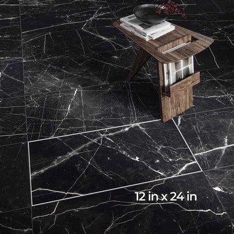 Buy Impero Black In X In Porcelain Floor And Wall Tile