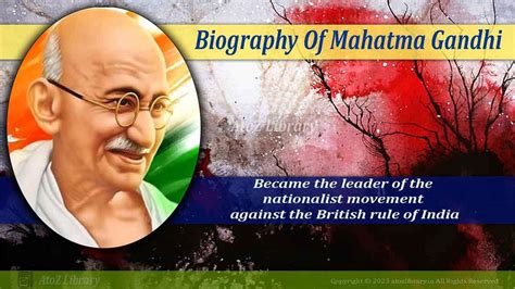 Mahatma Gandhi An Extraordinary Life Read His Biography Atoz