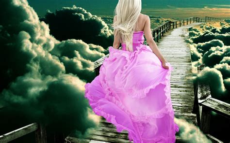 Wallpaper 1920x1200 Px Blondes Dress Pink Women 1920x1200