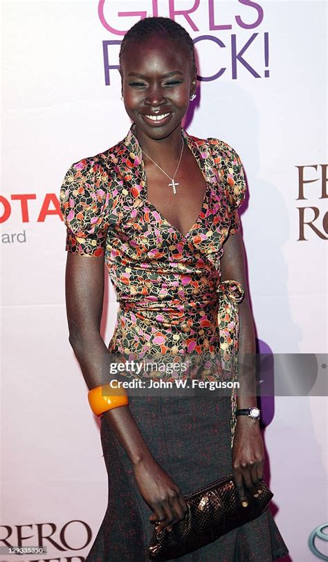 Fashion Model Alek Wek Attends Black Girls Rock 2011 At The Paradise