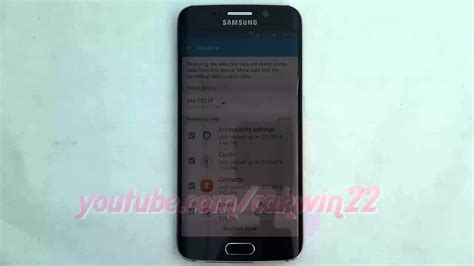 Android Lollipop How To Restore Clock Alarm And World On Samsung Galaxy S6 Youtube