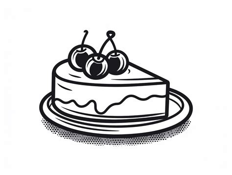 Fun And Easy Cheesecake Coloring Coloring Page