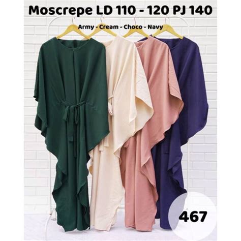 Jual KAFTAN BUSUI JUMBO KAFTAN POLOS FARRAH Indonesia Shopee Indonesia