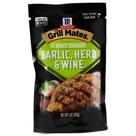 Mccormick® Grill Mates® Garlic Herb And Wine 30 Minute Marinade 5 Oz