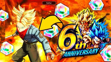 FINALMENTE CONSEGUI SUMMON 6 ANIVERSÁRIO NO DRAGON BALL LEGENDS YouTube