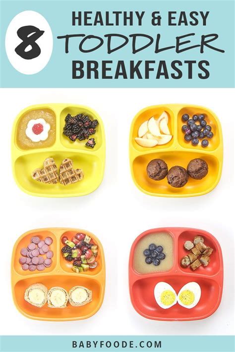 You'll love these 8 Healthy Toddler Breakfasts ideas! They're fast ...