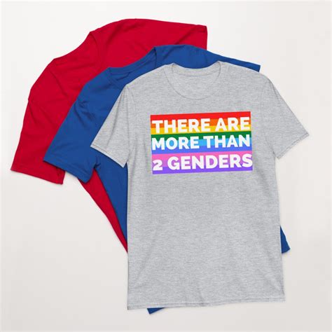 Es Gibt Mehr Als 2 Genders Unisex T Shirt Etsy