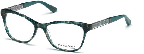 Guess By Marciano Gm0313 Geometric Eyeglasses For Women 53 16 135 089 Turquoise In 2021