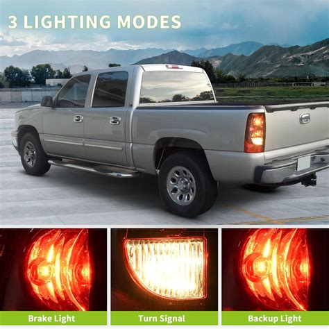 Autosaver Conjunto De Luces Traseras Compatibles Con Chevy Silverado