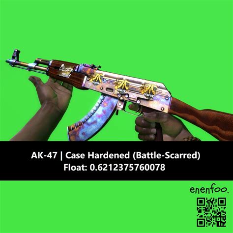 BLUE MAG STICKERS WORTH 100 AK 47 CASE HARDENED BS BATTLE SCARRED