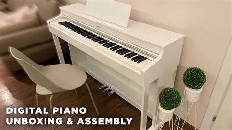 Digital Piano Unboxing Assembly YouTube