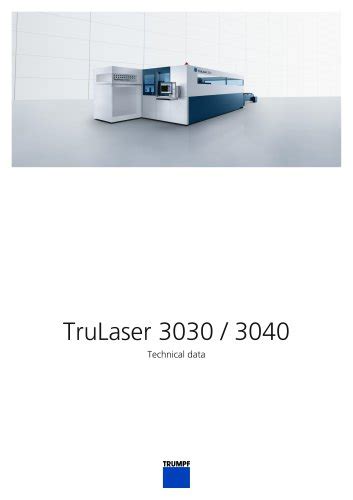 TruLaser TRUMPF Machines Systems PDF Catalogs Technical