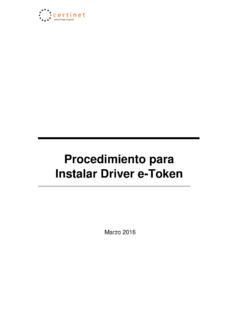 Procedimiento Para Instalar Driver E Token Certinet Cl