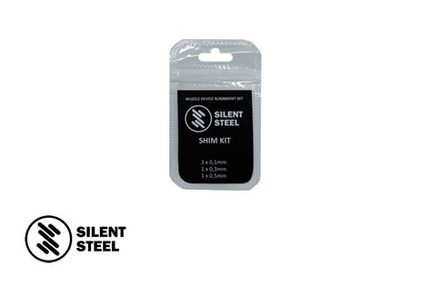 Silent Steel Muzzle Device Shim Kit 13mm Earms Trading Gmbh