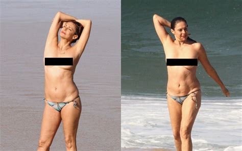 Zefa Da Vers O De Pantanal Giovanna Gold Faz Topless Em Praia Do