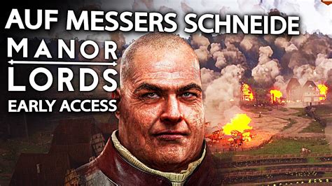 Auf Messers Schneide Start In Early Access Manor Lords Deutsch German