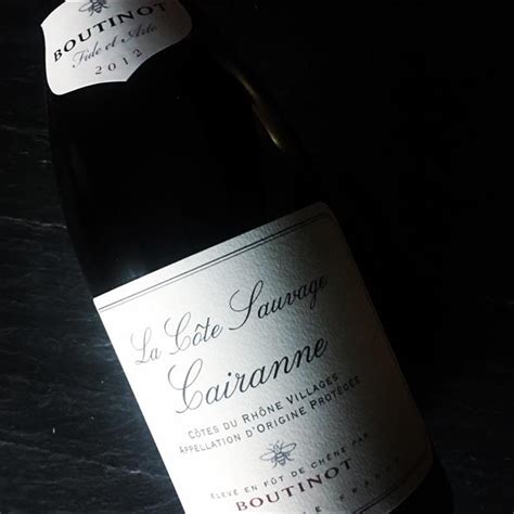 2012 Boutinot Cairanne La Côte Sauvage France Rhône Southern Rhône