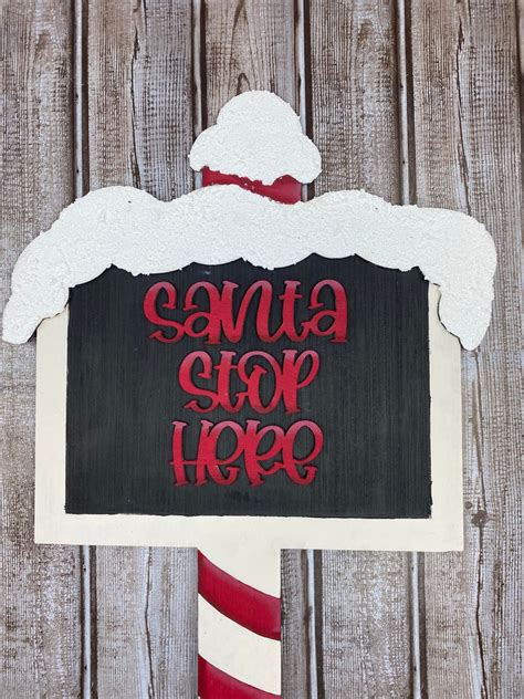 Svg Laser Cut Digital File Chalkboard Candy Cane Post Etsy