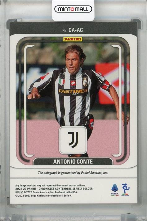 Mint Panini Chronicles Juventus Antonio Conte