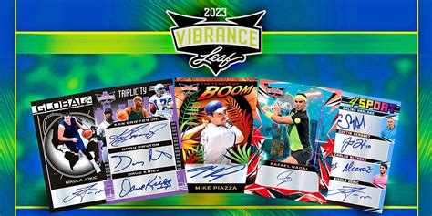 2023 Leaf Vibrance Multi Sport Trading Cards Checklist