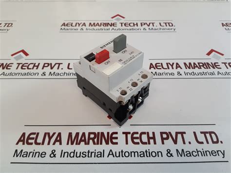 Siemens 3ve1010 2f Motor Protection Circuit Breaker 10a Aeliya Marine